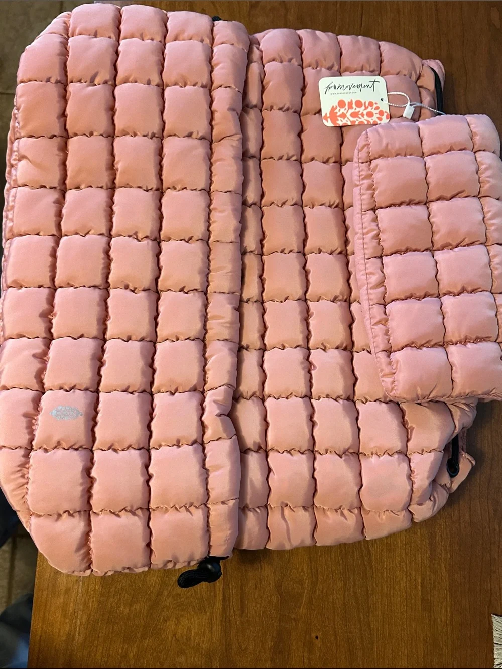 Free People Movement Quilted Hiker Pack - Ballet Slipper NWT